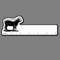 6" Ruler W/ Lamb